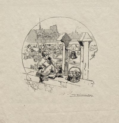 Appelmarkt, Nr. 2 door Auguste Louis Lepère