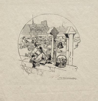 Marché aux Pommes, Nr. 2 door Auguste Louis Lepère