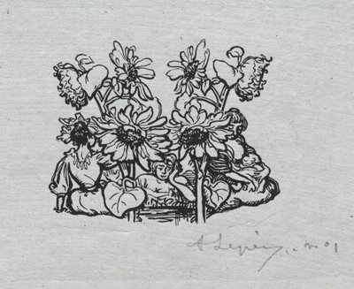 Parijs Almanak, 1897: Sluitstuk, Zomer, 1897 door Auguste Louis Lepère