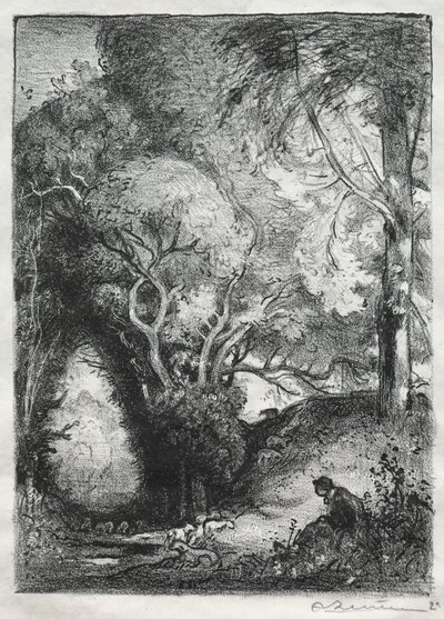 De Kloof in Juni door Auguste Louis Lepère