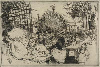 De twee gebochelden door Auguste Louis Lepère