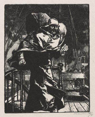 De Oorlog van 1914. Eerste Serie. Keizer Wilhelm in Woede door Auguste Louis Lepère