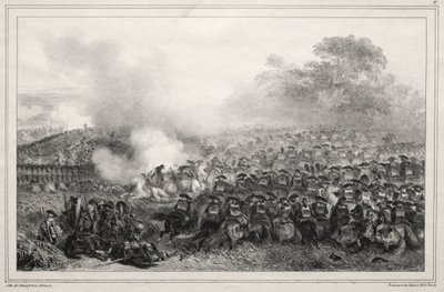 Album voor 1835: Carré enfoncé... door Auguste Raffet