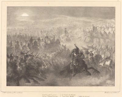 Nachtelijke recensie door Auguste Raffet