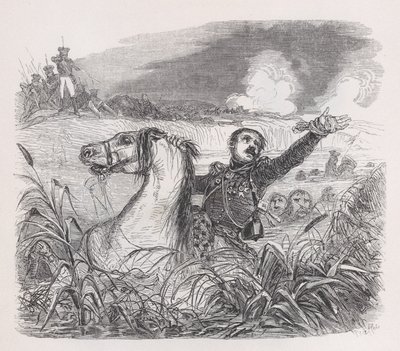 Poniatowski uit De Volledige Werken van Béranger, 1836 door Auguste Raffet