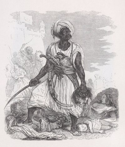 Psara uit De volledige werken van Béranger, 1836 door Auguste Raffet