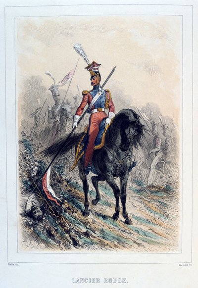 Rode lansier door Auguste Raffet