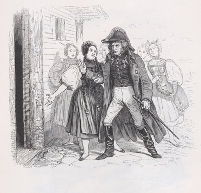 De Verbannen uit De Volledige Werken van Béranger, 1836 door Auguste Raffet