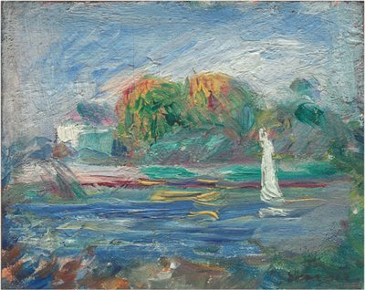 De Blauwe Rivier door Auguste Renoir
