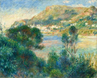 Uitzicht op Monte Carlo vanaf Cap Martin door Auguste Renoir