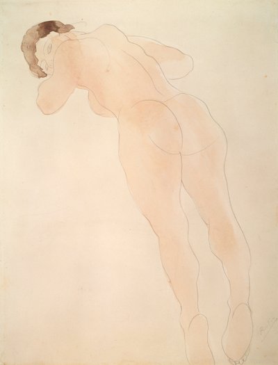 Een Naakt, 1900-1908 door Auguste Rodin