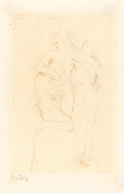 Zielen van het vagevuur door Auguste Rodin