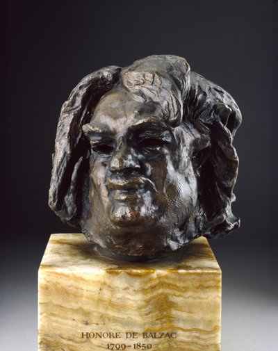 Balzac, hoofd voor de laatste studie door Auguste Rodin