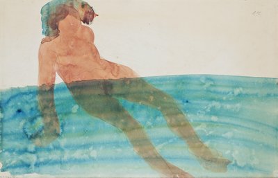Badende vrouw, voor 1902 door Auguste Rodin