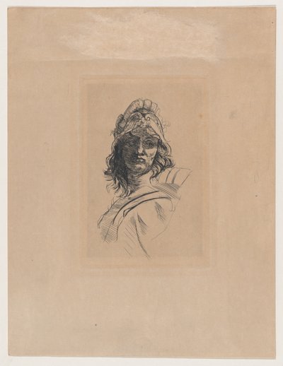 Buste van Bellona door Auguste Rodin