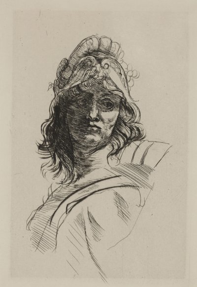 Buste van Bellona door Auguste Rodin