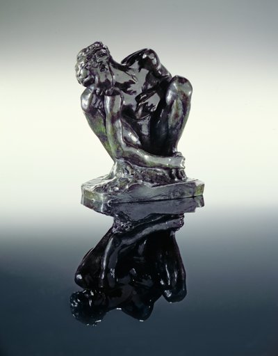 Gehurkte Naakt door Auguste Rodin
