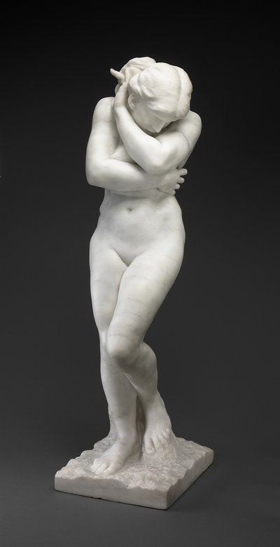 Eva na de val, 1886 door Auguste Rodin