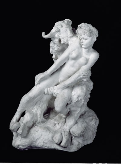 Faun en Nimf, ca. 1886 door Auguste Rodin
