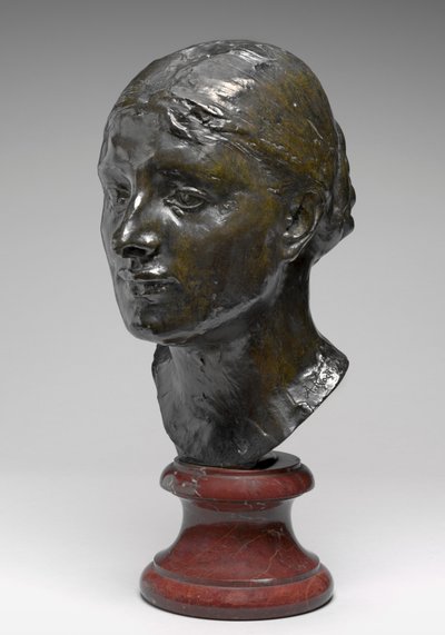 Hoofd van Mevrouw John Peter Russell Marianna Mattiocco della Torre, model 1888 door Auguste Rodin
