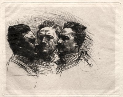 Henry Becque door Auguste Rodin