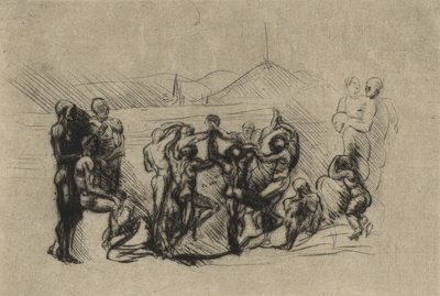 La Ronde door Auguste Rodin