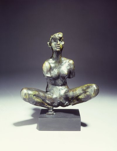 Grote Zittende Baadster door Auguste Rodin
