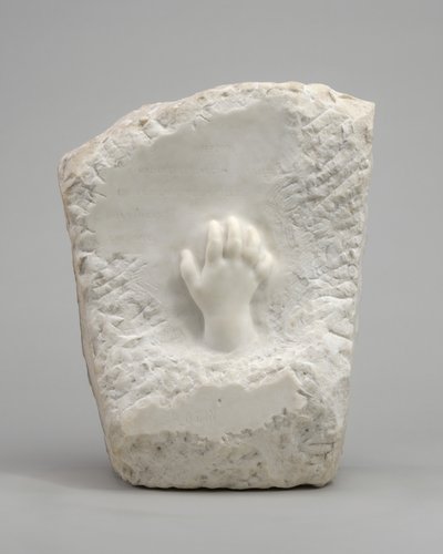 Memorial Relief Hand van een kind door Auguste Rodin