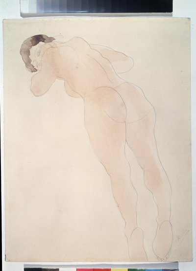Naakt door Auguste Rodin
