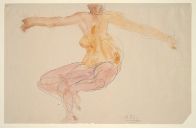 Naakt dansen door Auguste Rodin