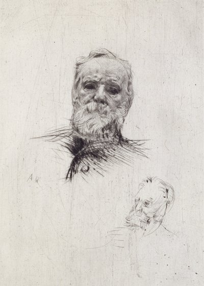 Portret van Victor Hugo (1802-85) door Auguste Rodin