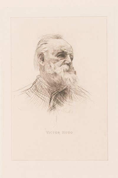 Portret van Victor Hugo door Auguste Rodin