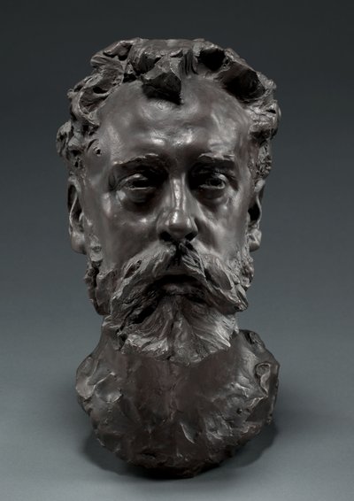 Portret van William E. Henley, 1882 door Auguste Rodin