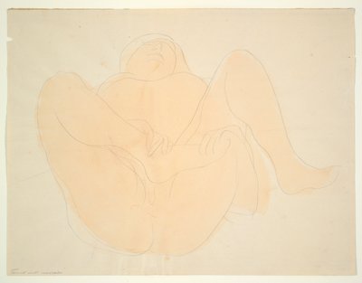 Liggende vrouwelijke naakt door Auguste Rodin