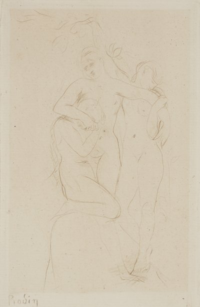 Zielen in het Vagevuur door Auguste Rodin