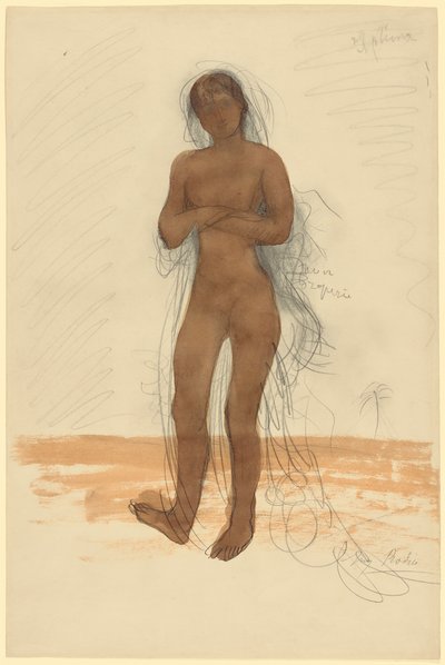 Sfinx, ca. 1898-1900 door Auguste Rodin