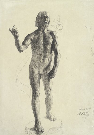 St. Johannes de Doper door Auguste Rodin