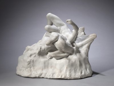 De val van de engelen, ca. 1890-1900 door Auguste Rodin
