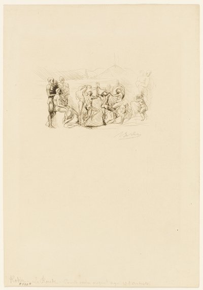 De Ronde door Auguste Rodin
