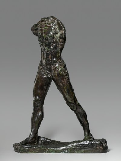 De wandelende man, gemodelleerd 1877-1900, gegoten voor 1917 door Auguste Rodin