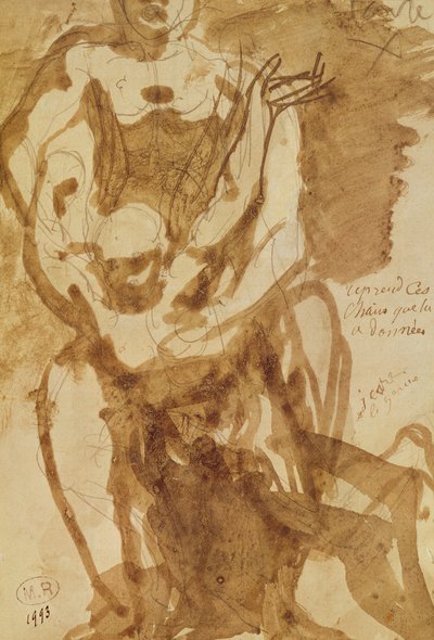 Twee figuren (voorbereidende studie voor 