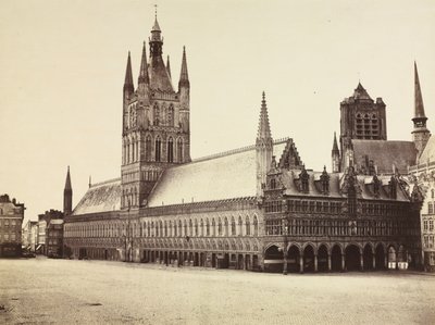 Ieper, België, ca. 1855-1862 door Auguste Rosalie Bisson