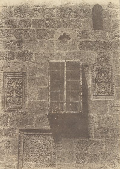 Jeruzalem. Armeens klooster. Ornamenten door Auguste Salzmann