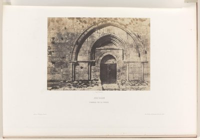 Tombe van de Maagd Maria te Jeruzalem door Auguste Salzmann
