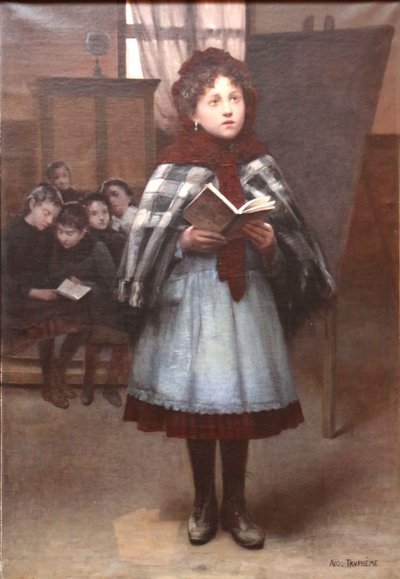 Op school door Auguste Joseph Trupheme
