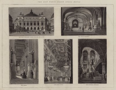 Het nieuwe Parijse Grand Opera House door Auguste Victor Deroy