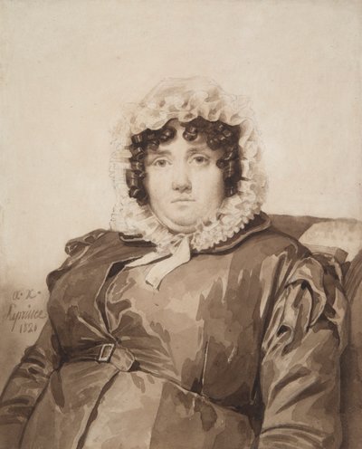 Zonder Titel (Portret van de Kunstenaar) door Auguste Xavier Leprince