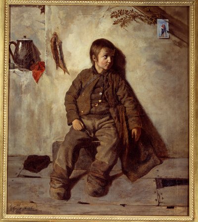 Een Savoyaardse schoorsteen door Auguste de Chatillon