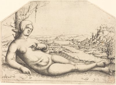 De Dood van Cleopatra door Augustin Hirschvogel