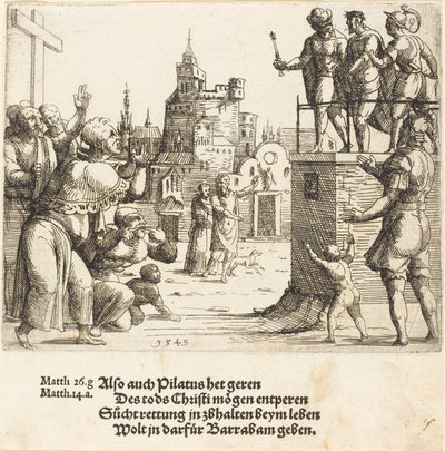 Ecce Homo, 1549 door Augustin Hirschvogel